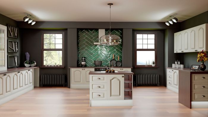Canterbury Matt Dove Grey Kitchen Doors