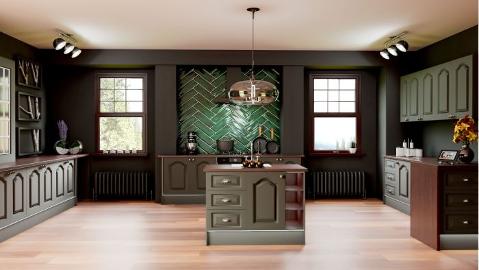 Canterbury Matt Graphite Kitchen Doors