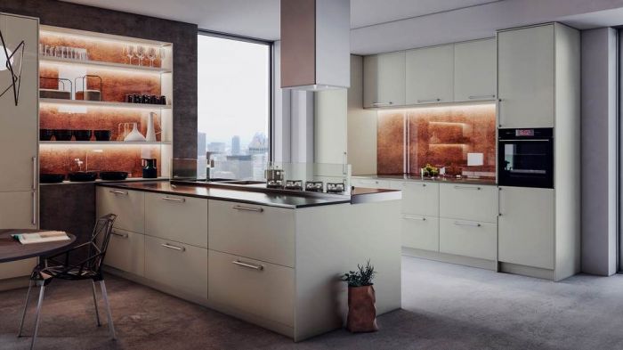 Venice Matt Dove Grey Kitchen Doors