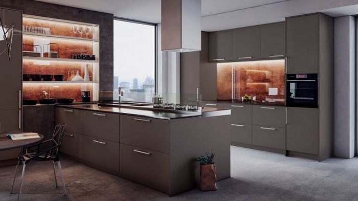 Venice Matt Graphite Kitchen Doors