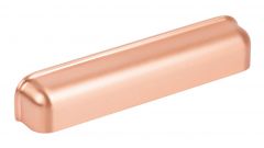 Cup Pull Handle Odessa Brushed Copper (140mm)